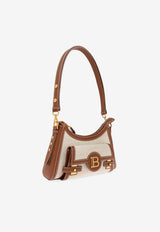 Balmain B Buzz Logo Shoulder Bag Beige DN1BT905 TCFE-GEM