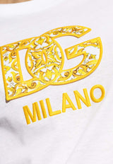 Dolce & Gabbana DG Logo Patch T-shirt White F8N08Z GDBVX-S8402