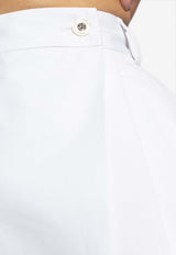 Dolce & Gabbana High-Rise Pleated Flared Pants White FTC5GT FU61D-W0800