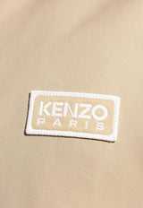 Kenzo Reversible Zip-Up Coach Jacket Beige FE65BL063 9OI-11