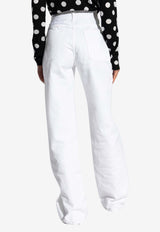 Dolce & Gabbana High-Rise Wide-Leg Jeans White FTC5OD G8KZ4-S9001