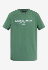 Dolce & Gabbana Logo Print T-shirt Green G8RN8T G7NXX-S9000