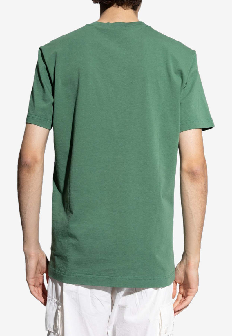 Dolce & Gabbana Logo Print T-shirt Green G8RN8T G7NXX-S9000