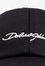 Dolce & Gabbana Logo Embroidered Baseball Cap Black GH590A GI354-N0000