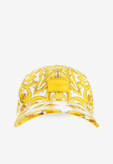 Dolce & Gabbana Majolica Print Baseball Cap Yellow FH646A FPFSH-H23TN