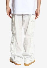 Dolce & Gabbana Wide-Leg Cargo Pants White GV9CHT HUMQ4-W0111