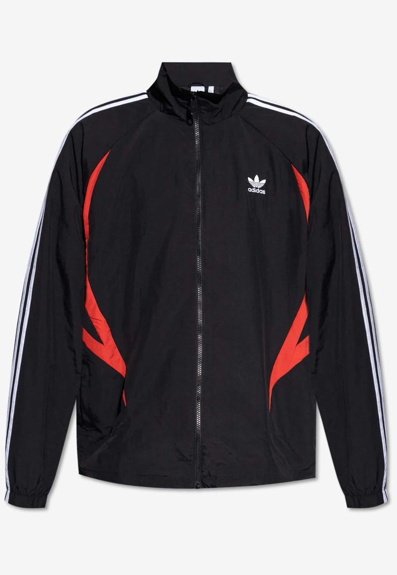 Adidas Originals Archive Trefoil Embroidered Track Jacket Black IY2092 0-BLACK BETSCA