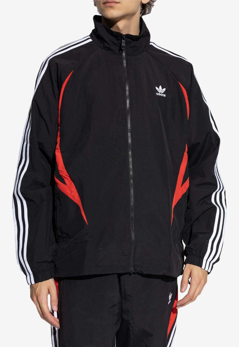 Adidas Originals Archive Trefoil Embroidered Track Jacket Black IY2092 0-BLACK BETSCA