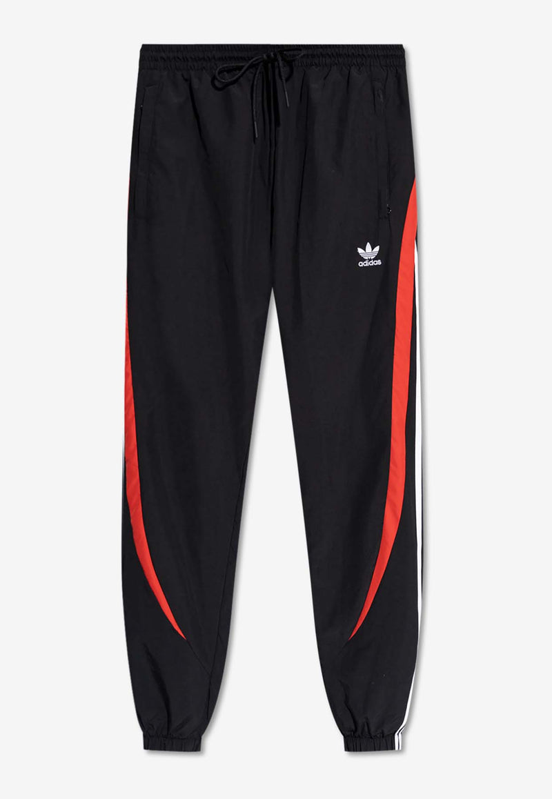 Adidas Originals Archive Trefoil Embroidered Track Pants Black IX9646 0-BLACK BETSCA