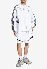 Adidas Originals Archive Trefoil Embroidered Track Jacket White IY2090 0-WHITE BLACK