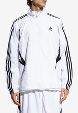 Adidas Originals Archive Trefoil Embroidered Track Jacket White IY2090 0-WHITE BLACK