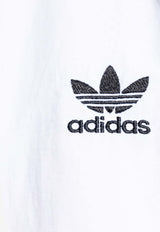 Adidas Originals Archive Trefoil Embroidered Track Jacket White IY2090 0-WHITE BLACK