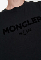 Moncler Velvet Logo T-shirt Black J20918C00016 89AMY-999