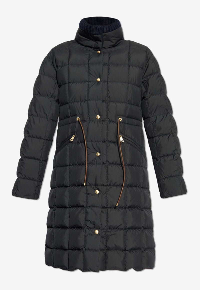 Moncler Cintra Quilted Long Jacket Blue J20931C00021 54A81-778