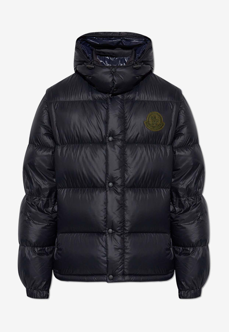 Moncler Cyclone Short Down Jacket Navy J20911A00022 596RD-997