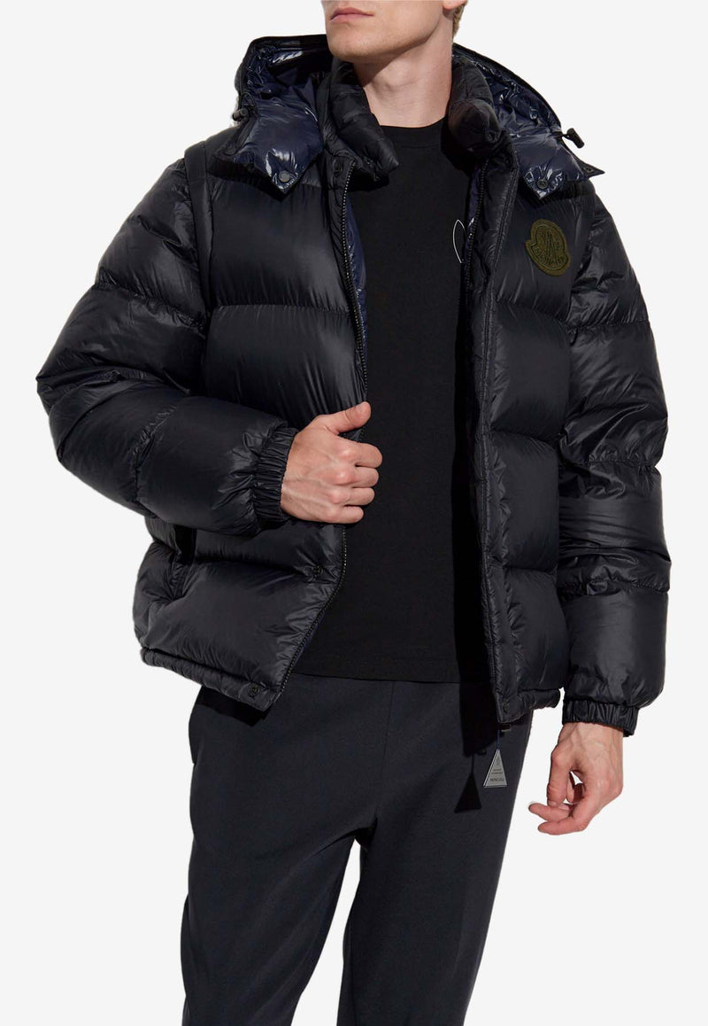 Moncler Cyclone Short Down Jacket Navy J20911A00022 596RD-997