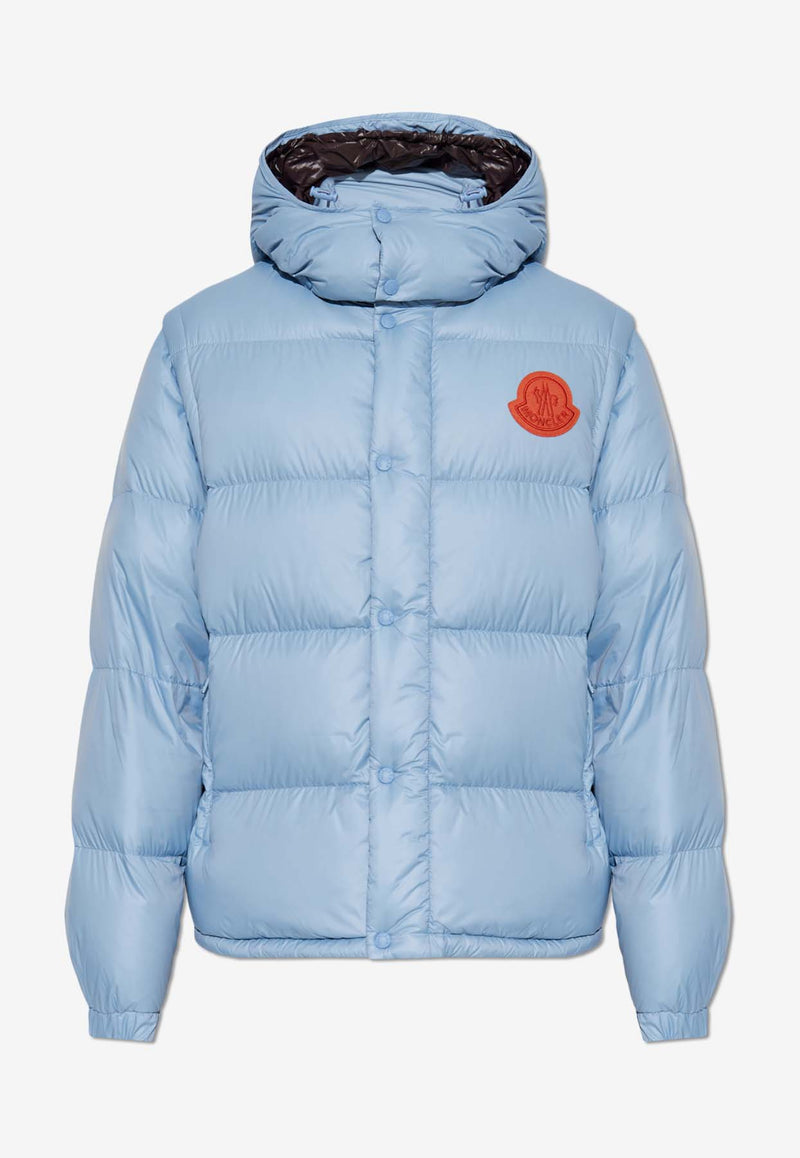 Moncler Cyclone Short Down Jacket Light Blue J20911A00022 596RD-716