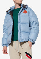 Moncler Cyclone Short Down Jacket Light Blue J20911A00022 596RD-716