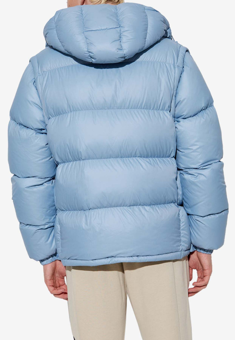 Moncler Cyclone Short Down Jacket Light Blue J20911A00022 596RD-716