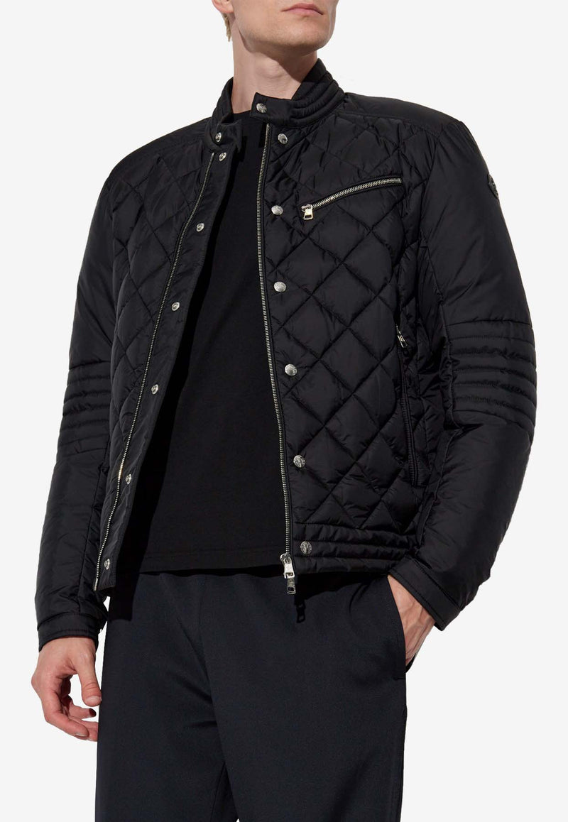 Moncler Vulpie Quilted Biker Jacket Black J20911A00113 68352-999