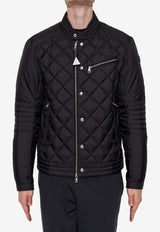 Moncler Vulpie Quilted Biker Jacket Black J20911A00113 68352-999