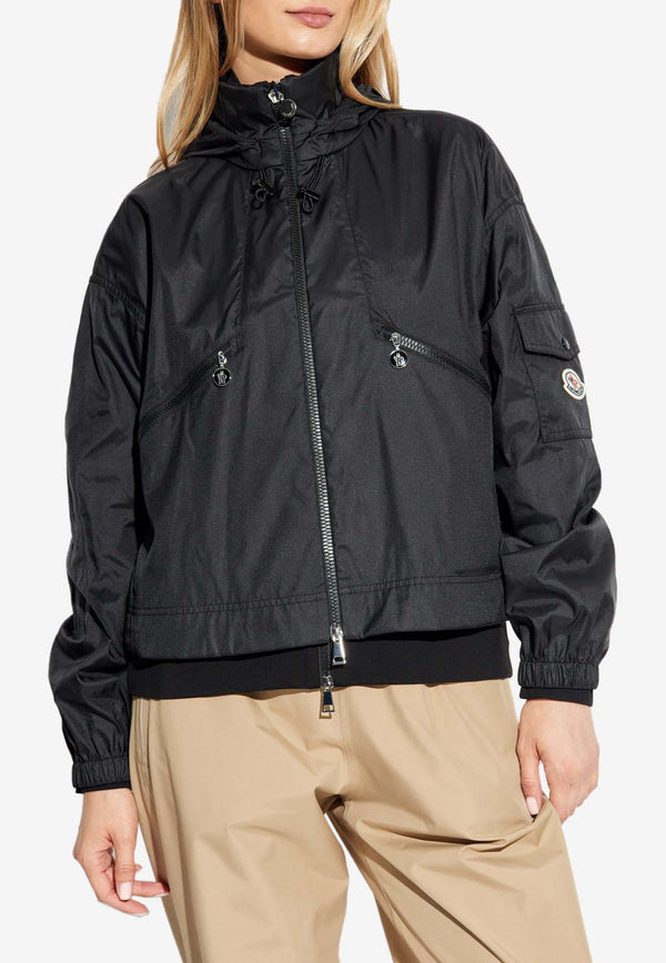 Moncler Hemar Zip-Up Windbreaker Jacket Black J20931A00046 597R1-999