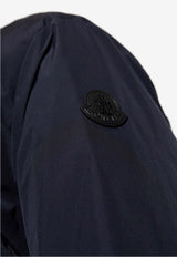 Moncler Cougourde Zip-Up Down Shirt Jacket Blue J20911G00019 549MF-742