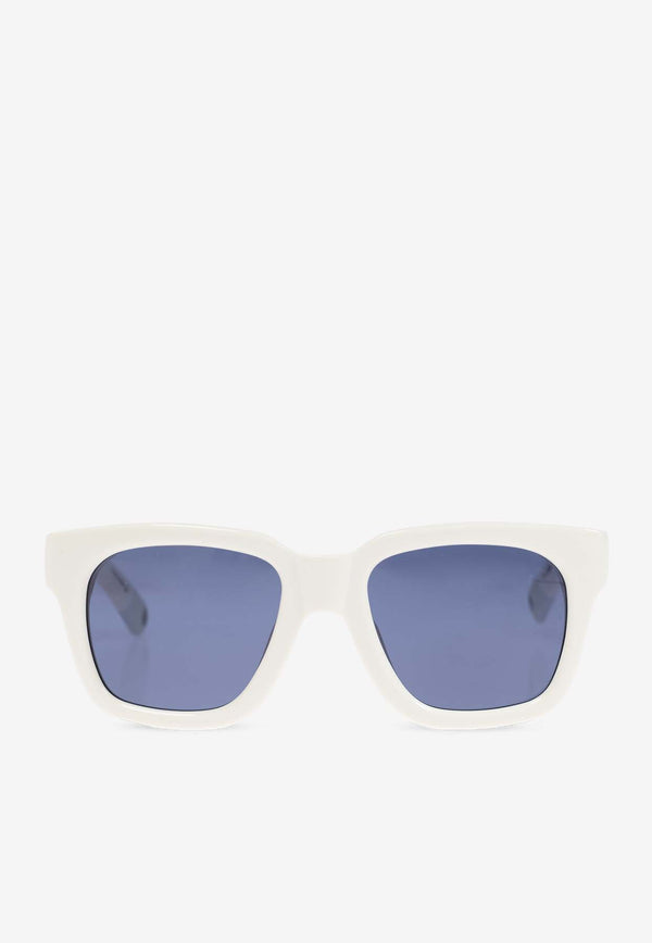 Jacquemus The Carino D-frame Square Sunglasses Blue JAC20C3SUN 0-0