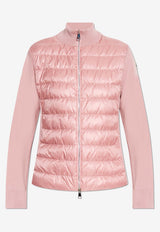 Moncler Zip-Up Padded Cardigan Pink J20939B00014 M1131-518