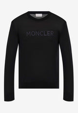 Moncler Logo Wool Sweater Black J20919C00011 M1180-999