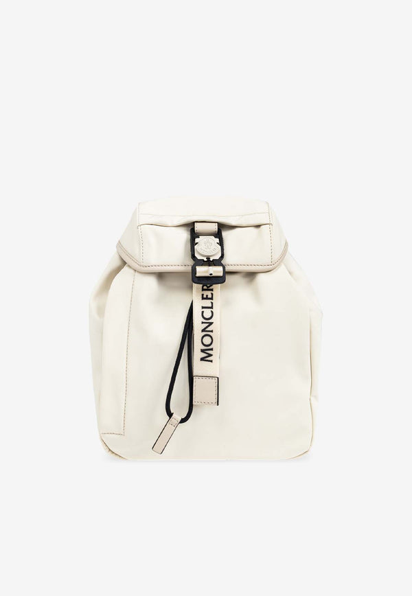 Moncler Trick Logo Backpack Cream J209B5A00003 M3873-070