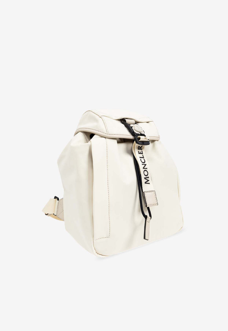 Moncler Trick Logo Backpack Cream J209B5A00003 M3873-070