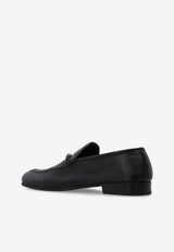 Jimmy Choo Marti Reverse Leather Loafers Black MARTI REVERSE OVD-BLACK