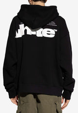 Off-White Shared Logo Skate Hooded Sweatshirt Black OMBB085F24 FLE00L-1001