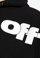 Off-White Shared Logo Skate Hooded Sweatshirt Black OMBB085F24 FLE00L-1001