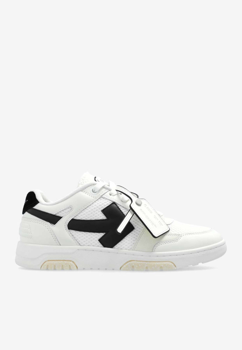 Off-White Slim Out Of Office Low-Top Sneakers White OMIA243C99 LEA002-0110