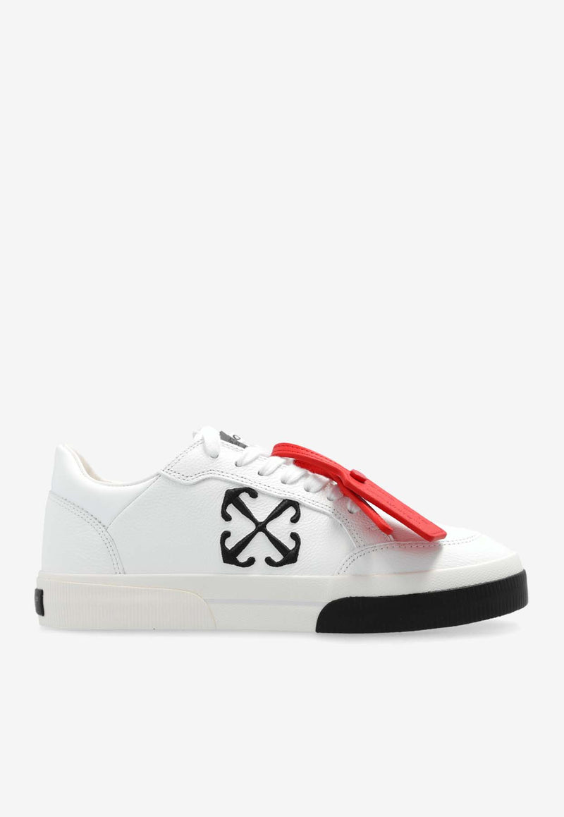 Off-White Low Vulcanized Leather Sneakers White OWIA288C99 LEA001-0110