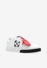 Off-White Low Vulcanized Leather Sneakers White OWIA288C99 LEA001-0110