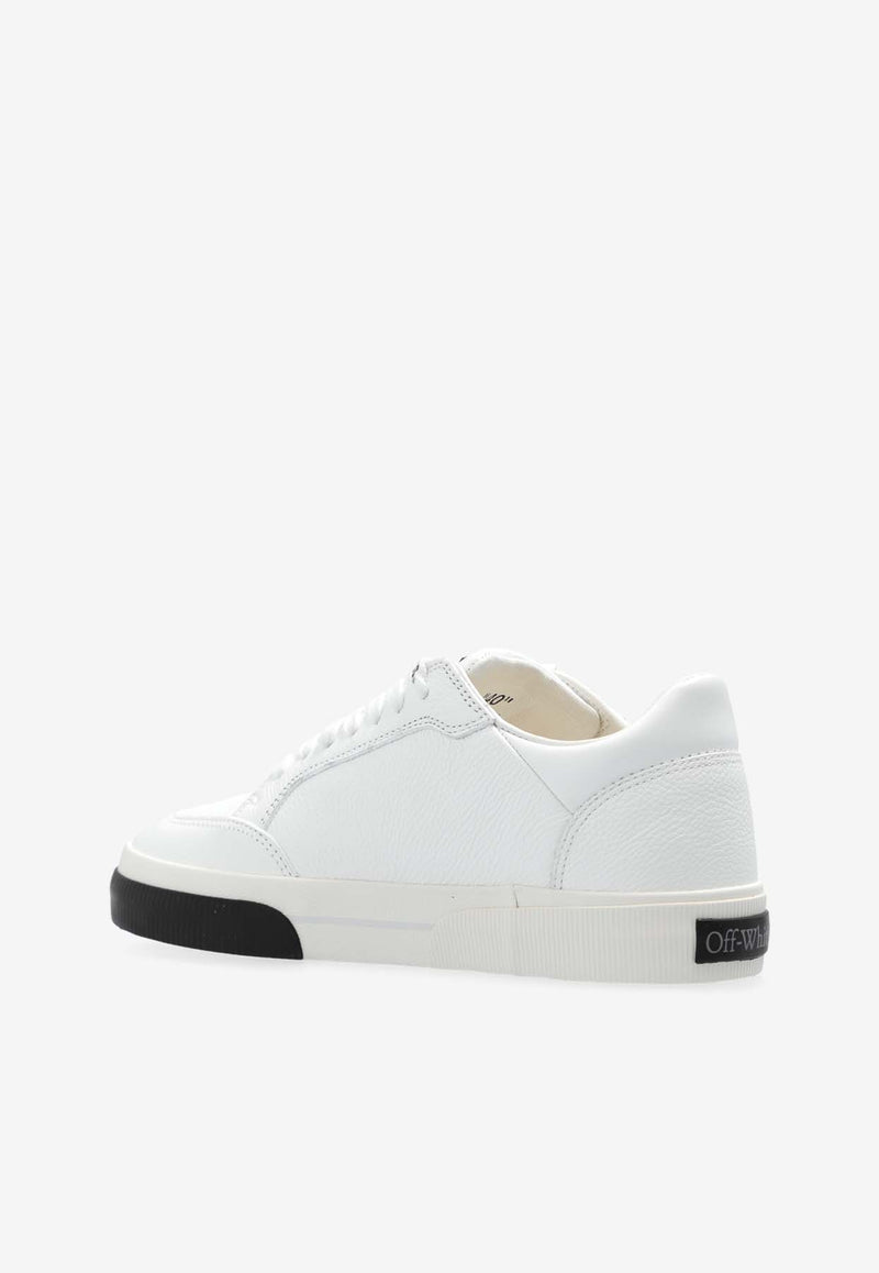 Off-White Low Vulcanized Leather Sneakers White OWIA288C99 LEA001-0110