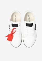 Off-White Low Vulcanized Leather Sneakers White OWIA288C99 LEA001-0110