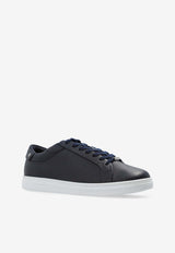 Jimmy Choo Rome Leather Low-Top Sneakers Navy ROME M GBX-V NAVY