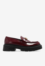 Jimmy Choo Marlow Diamond Calf Leather Loafers Bordeaux MARLOW DIAMOND F HKB-GARNET