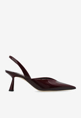 Jimmy Choo Maryanne 65 Patent Leather Slingback Pumps Bordeaux MARYANNE SB 65 HJP-GARNET