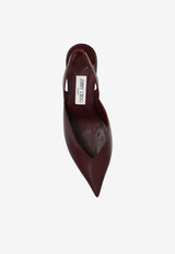 Jimmy Choo Maryanne 65 Patent Leather Slingback Pumps Bordeaux MARYANNE SB 65 HJP-GARNET