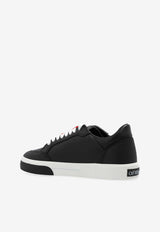 Off-White Low Vulcanized Leather Sneakers Black OMIA293C99 LEA001-1001