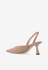 Jimmy Choo Maryanne 65 Patent Leather Slingback Pumps Blush MARYANNE SB 65 HJP-MACARON