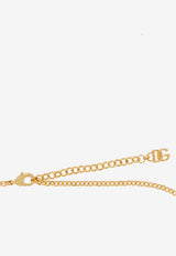 Dolce & Gabbana DG Horn-Charms Chain Necklace Gold WNQ6C2 W1111-ZOO00