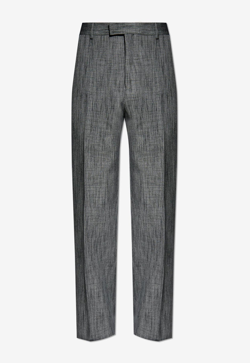 Salvatore Ferragamo Tailored Creased Pants Gray 143815 P 775910-SALEPEPE