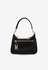 Moschino Logo Plaque Shoulder Bag Black 2427 B7381 8202-3555