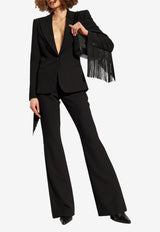 Moschino Tailored Crêpe Flared Pants Black 242E A0315 5524-0555